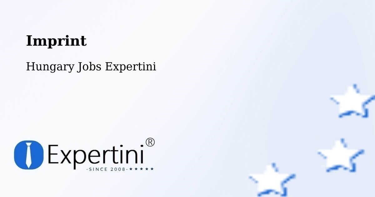 Imprint – Tar - Hungary Jobs Expertini